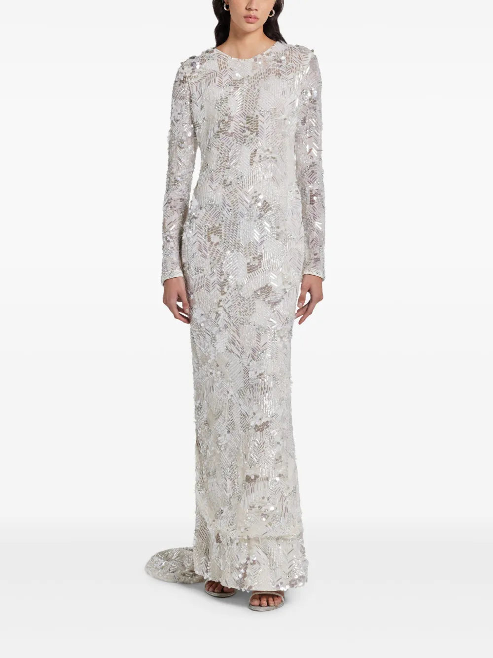 All-Over Embroidered Dress