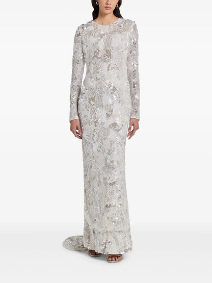 All-Over Embroidered Dress