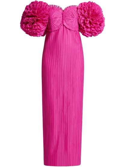 Ruffle-Detailing Dress