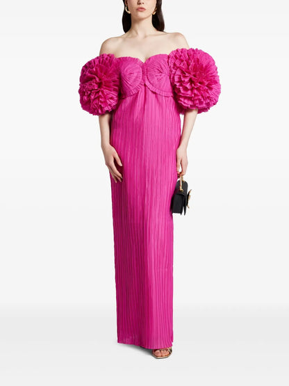 Ruffle-Detailing Dress