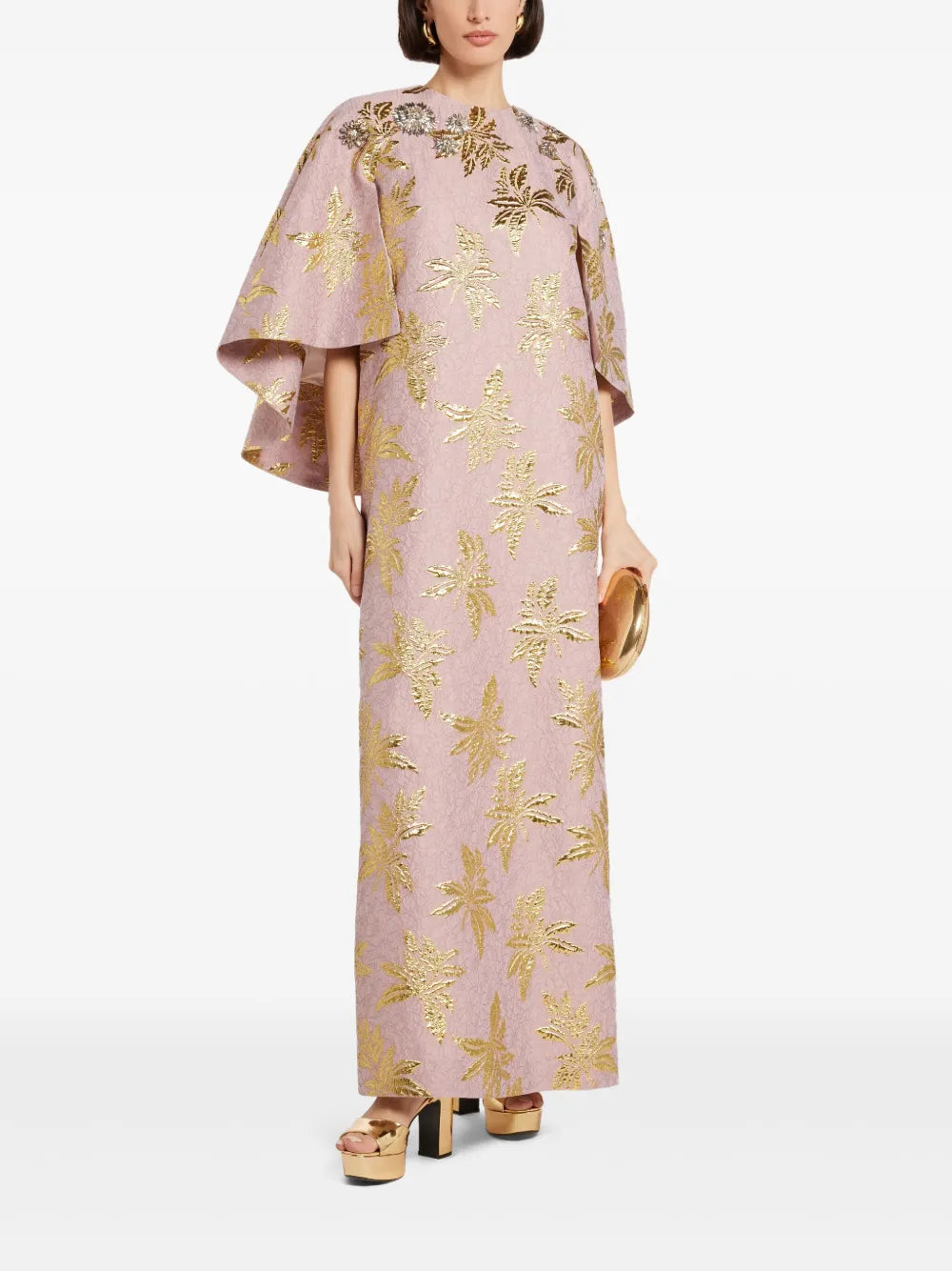 Brocade Maxi Dress