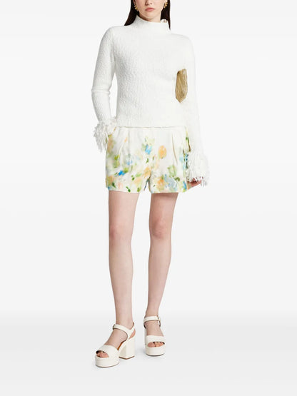 Linen-Blend Shorts