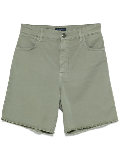 Frayed-Hem Shorts