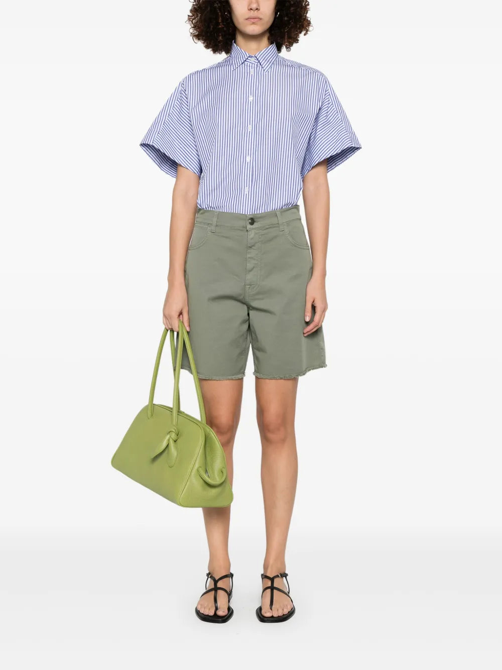Frayed-Hem Shorts