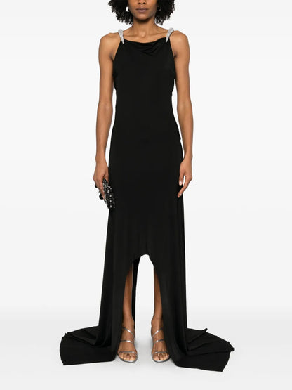 Crystal-Embellished Gown