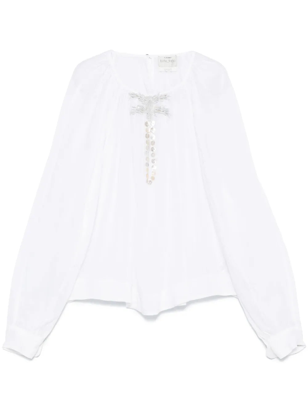 Bead-Detail Shirt
