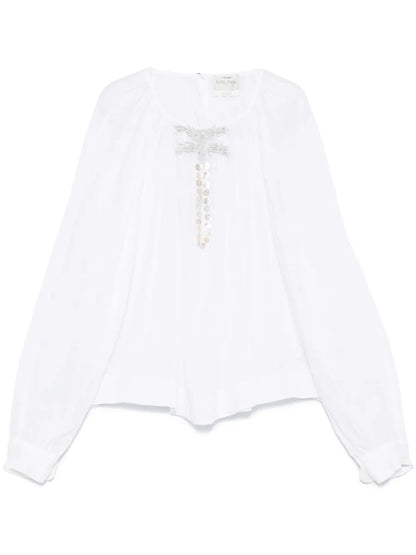 Bead-Detail Shirt