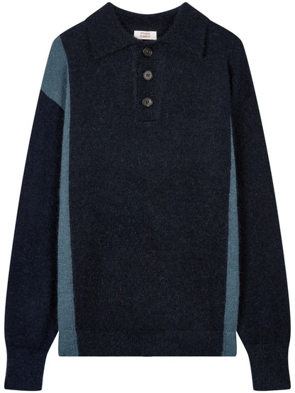 Fine-Knit Polo Shirt