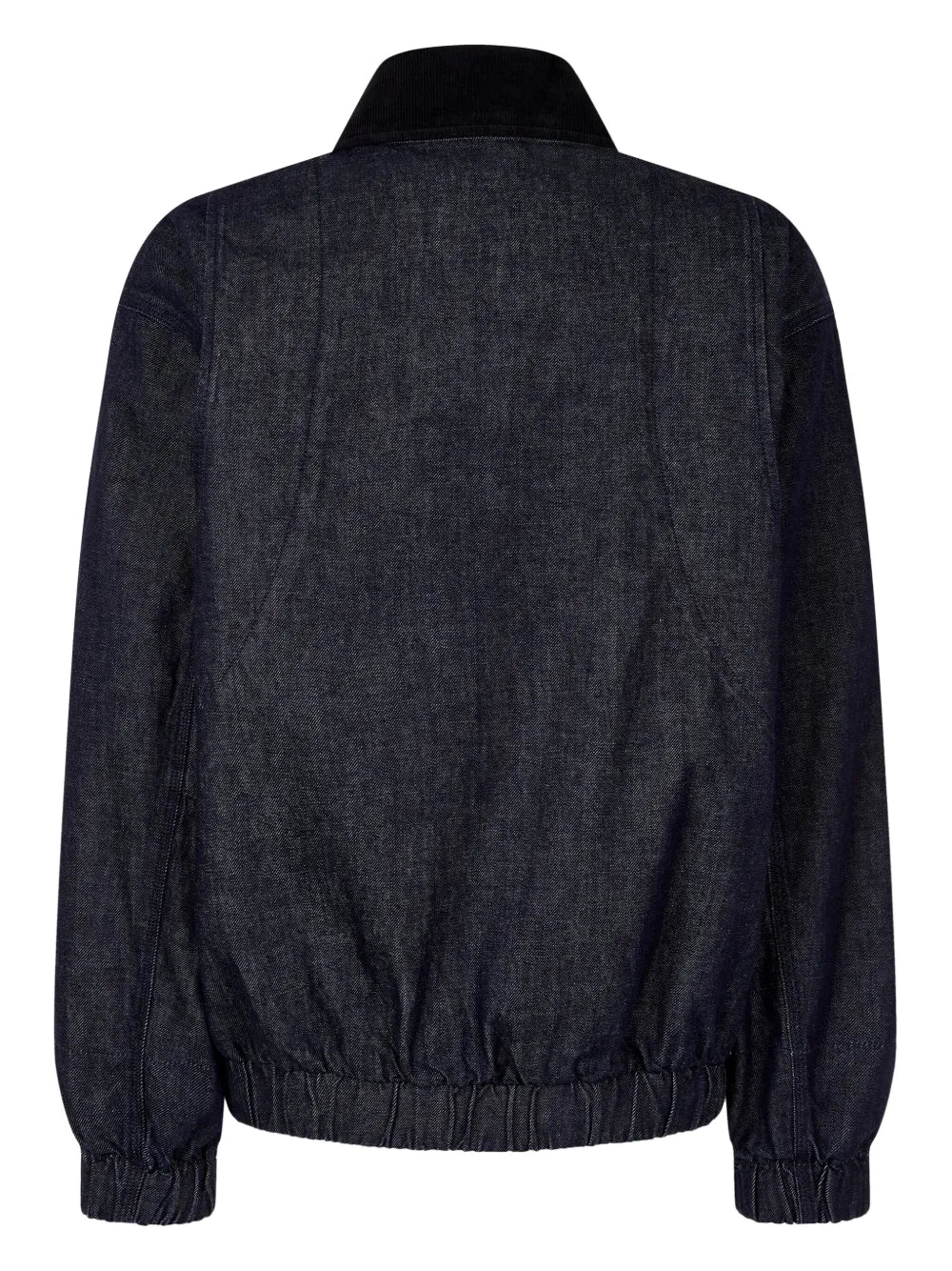 Corduroy-Collar Denim Jacket