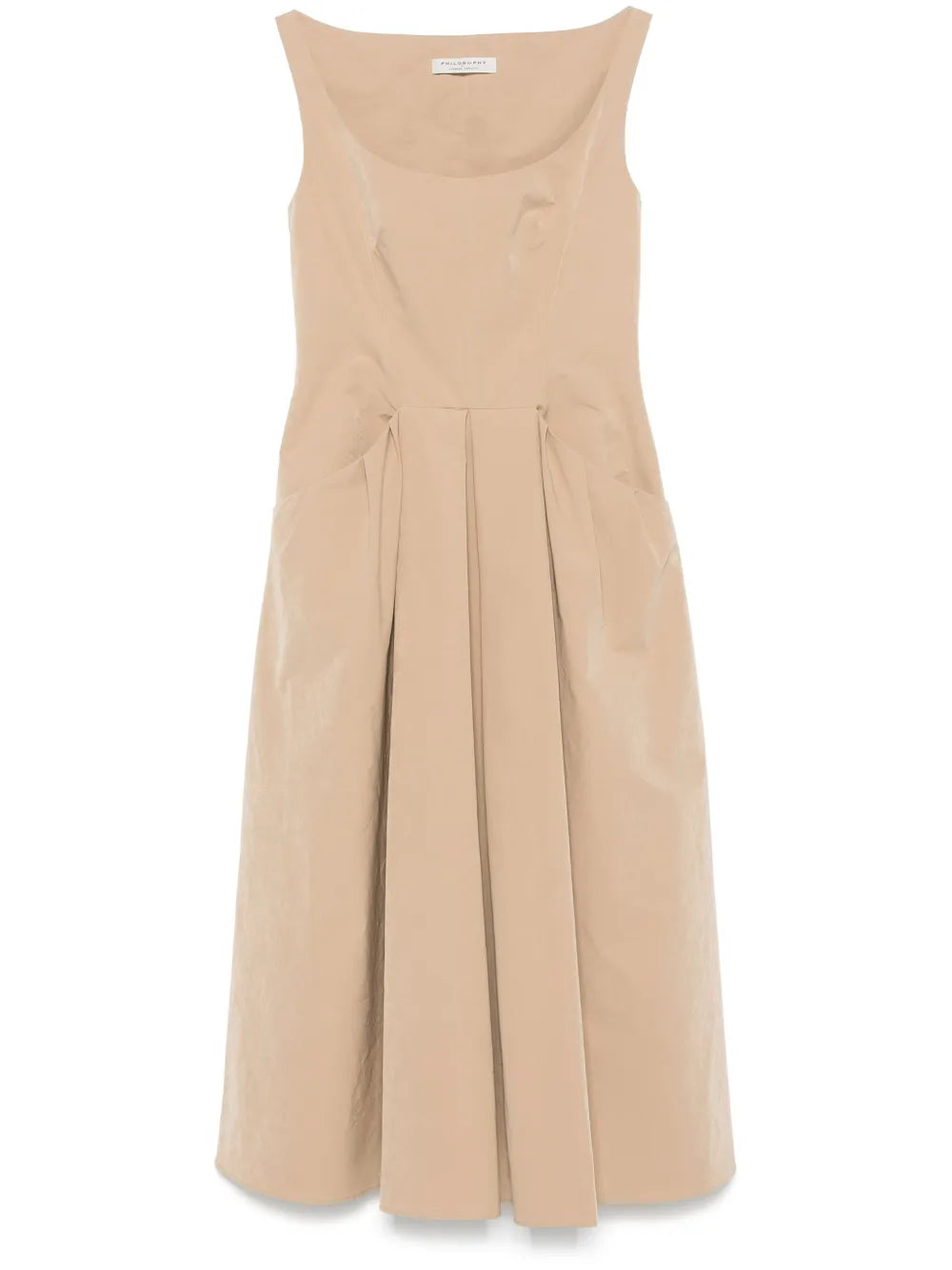 Poplin Midi Dress