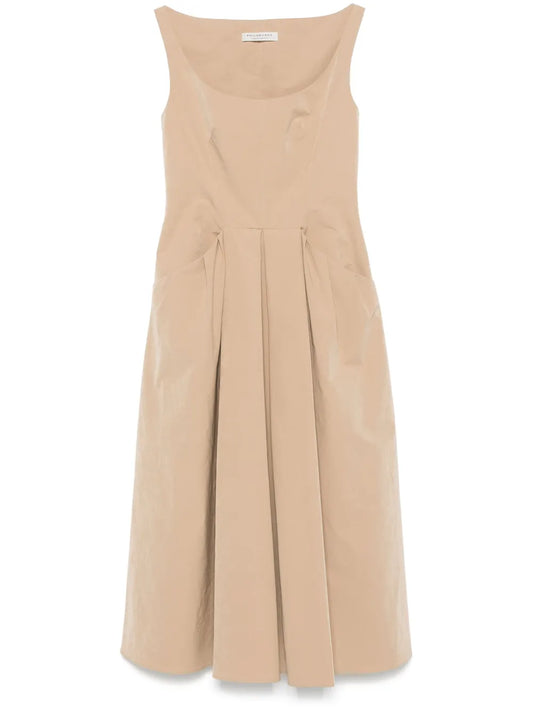 Poplin Midi Dress