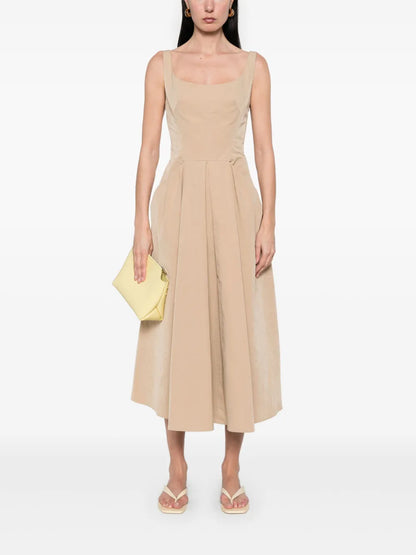 Poplin Midi Dress