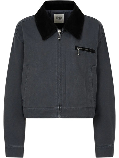 Cropped Canvas Jacket