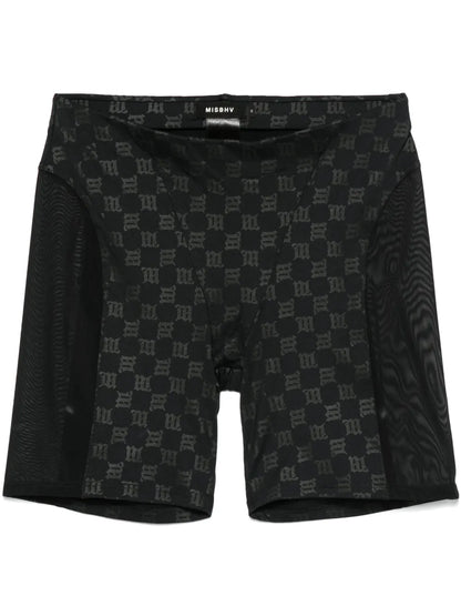 Monogram-Print Biker Shorts