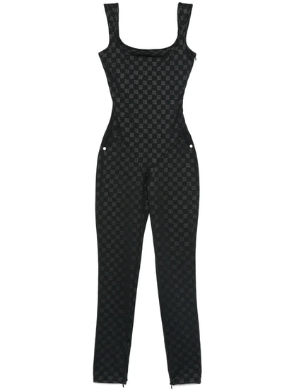 Monogram-Print Jumpsuit
