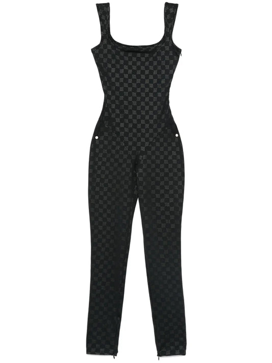 Monogram-Print Jumpsuit