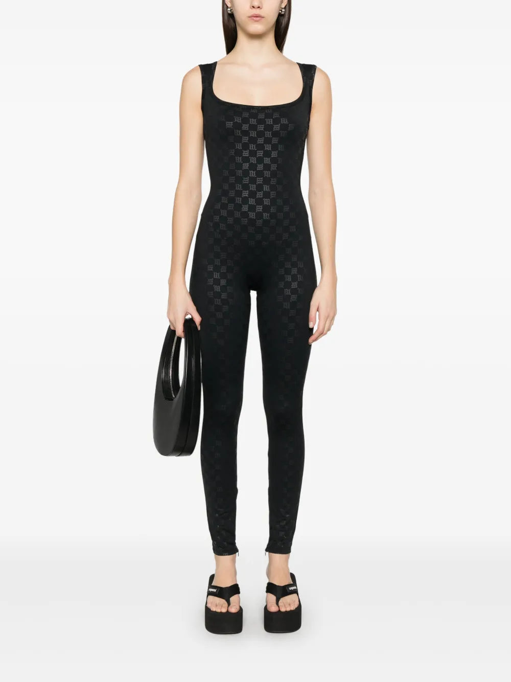 Monogram-Print Jumpsuit
