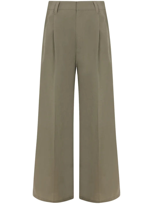 Pleat-Detail Trousers