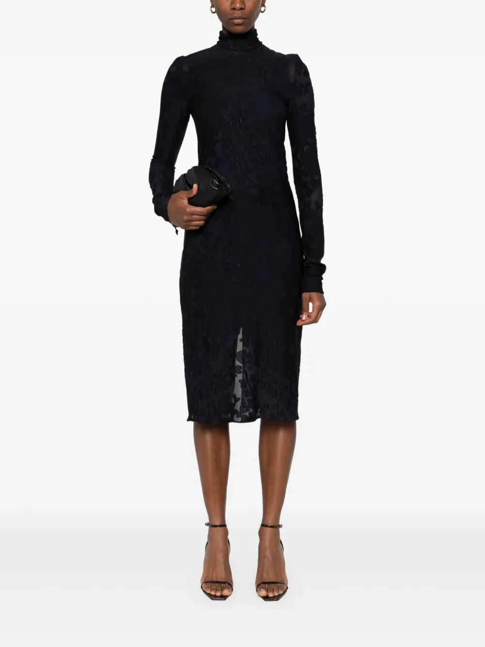 Jacquard Midi Dress