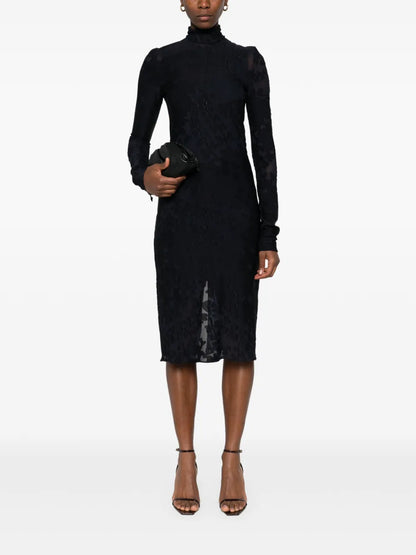 Jacquard Midi Dress
