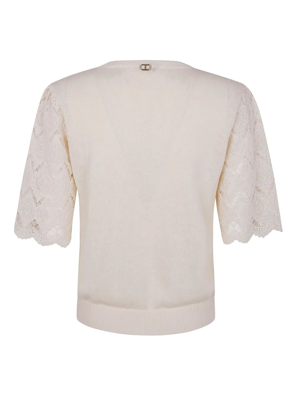 Lace-Sleeved Blouse