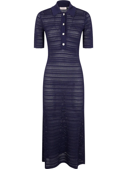 Open-Knit Dress