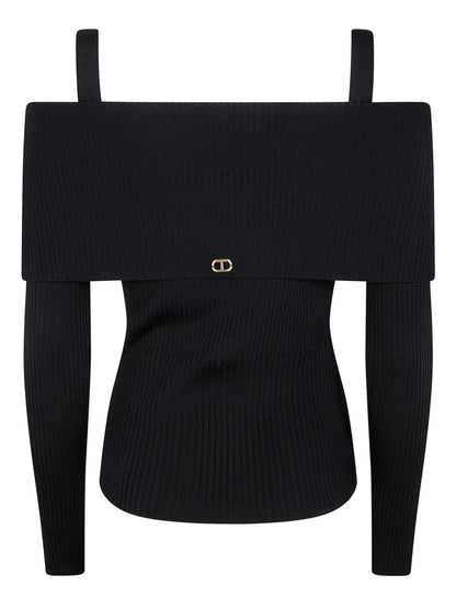 Ribbed Off-Shoulder Top