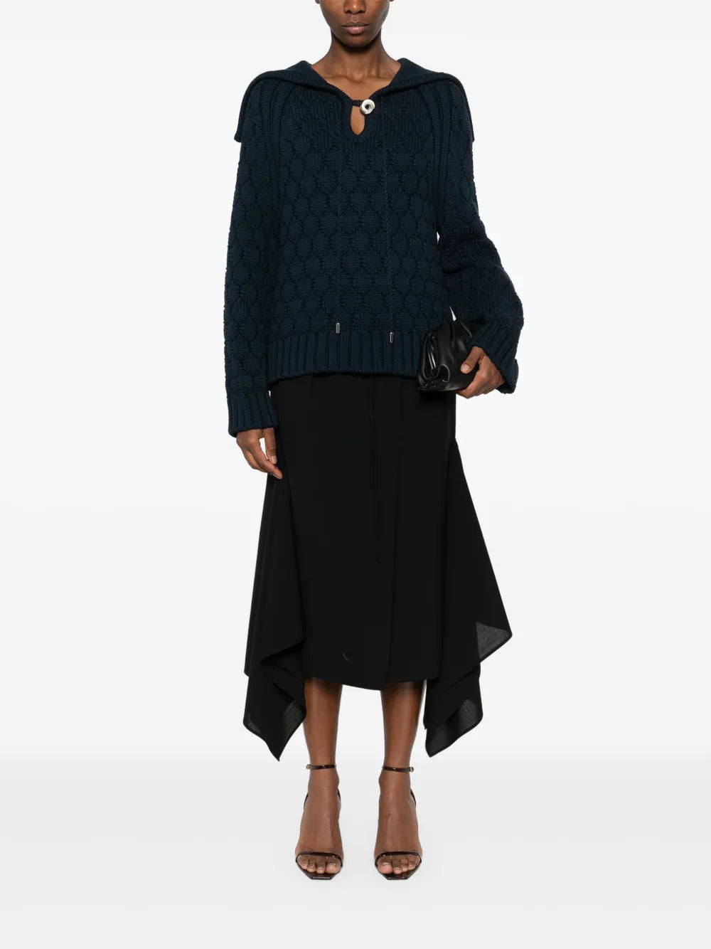 Flared Midi Skirt