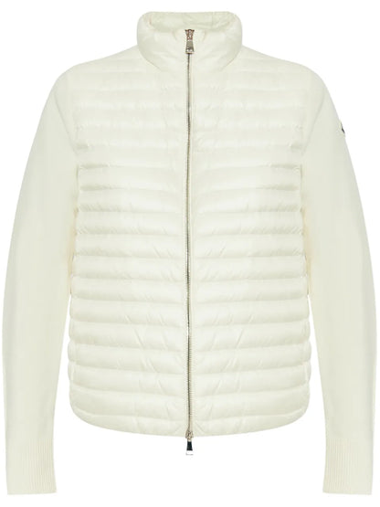 Padded Zip-Up Cardigan