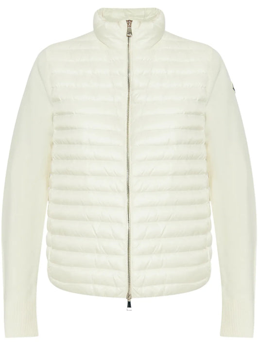 Padded Zip-Up Cardigan