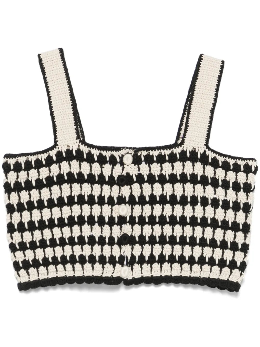 Crochet-Knit Top