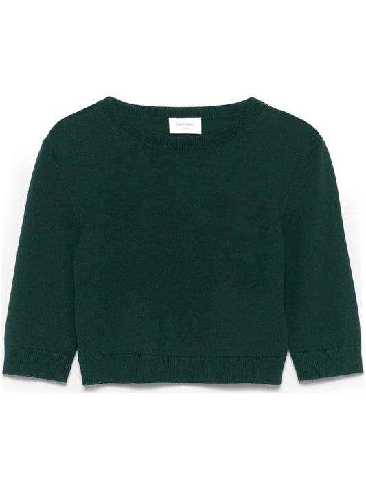 Wool Cropped Top