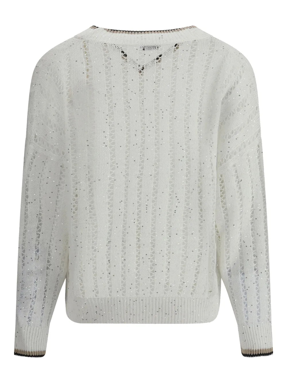 Sequins-Embellished Sweater