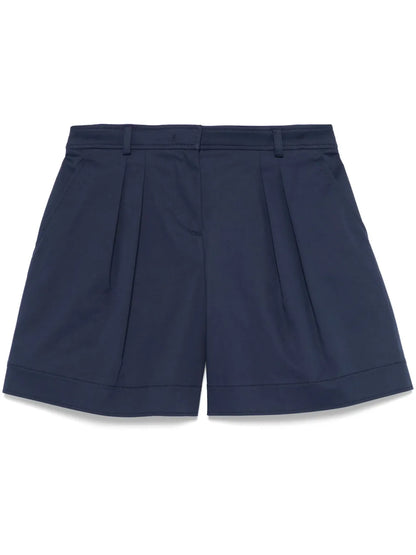 Pleat-Detail Shorts