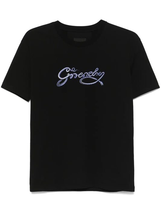 Snake-Print T-Shirt