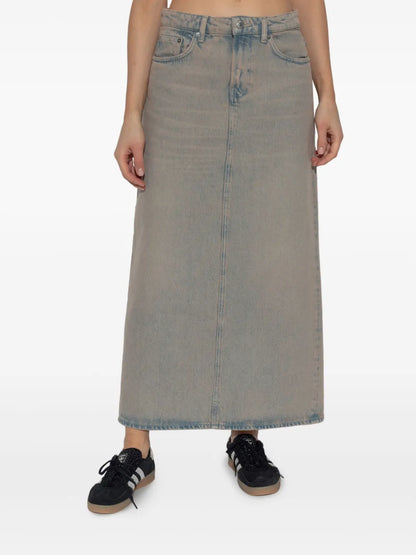 Denim Midi Skirt