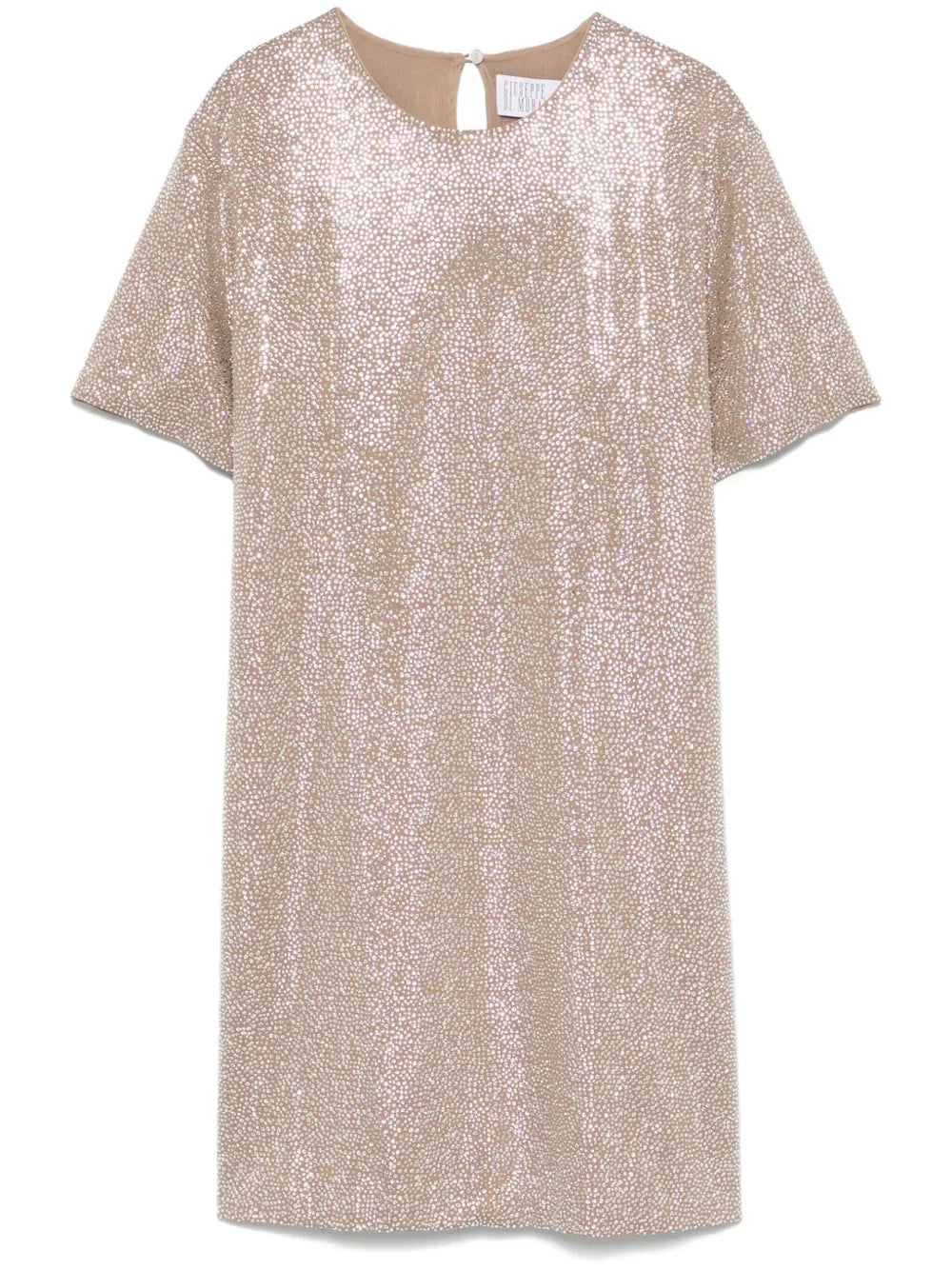 Crystal-Embellished Mini Dress