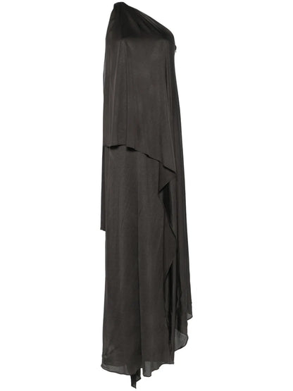 One-Shoulder Empire-Style Maxi Dress