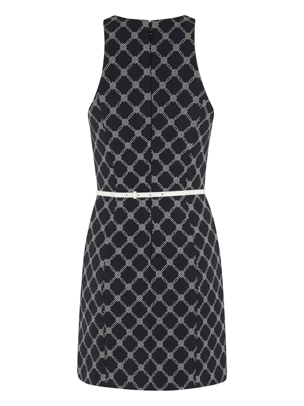 Printed Crêpe Mini Dress