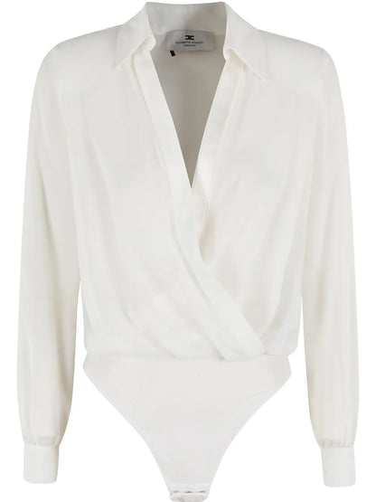 Draped Wrap Bodysuit