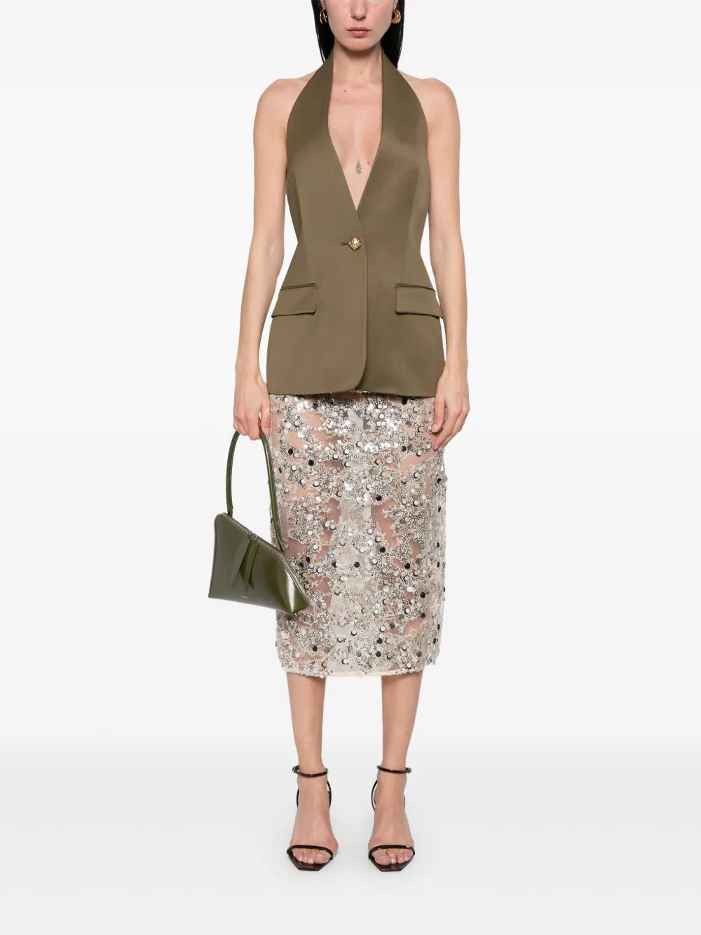 Virgin Wool Tailored Vest