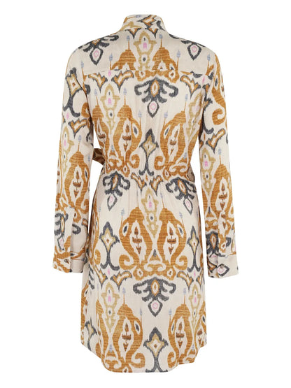 Paisley-Print Mini Dress