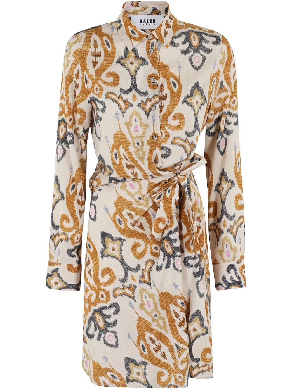 Paisley-Print Mini Dress