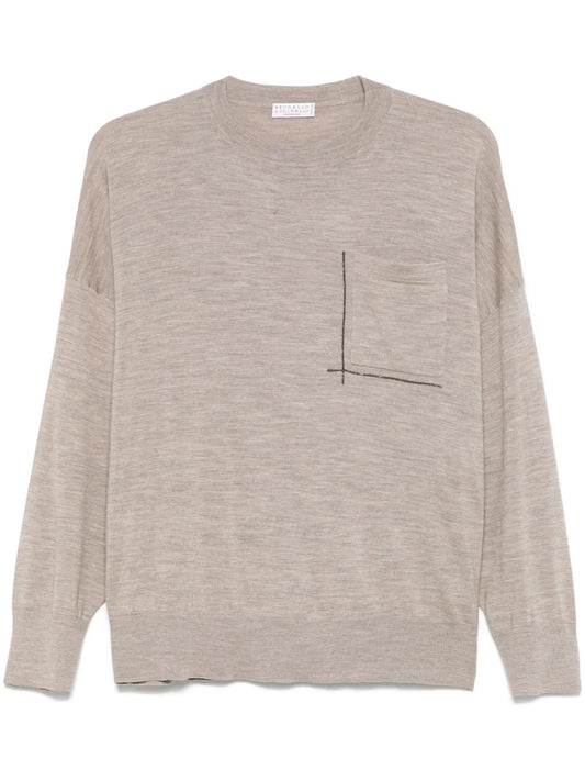 Monili-Chain Sweater