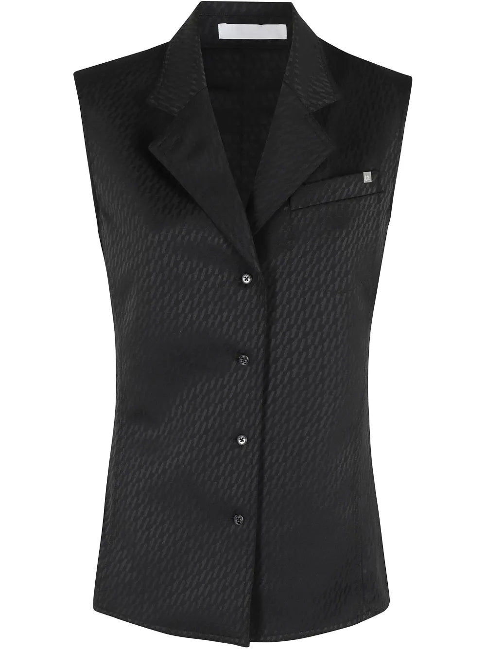 Jacquard Satin Vest