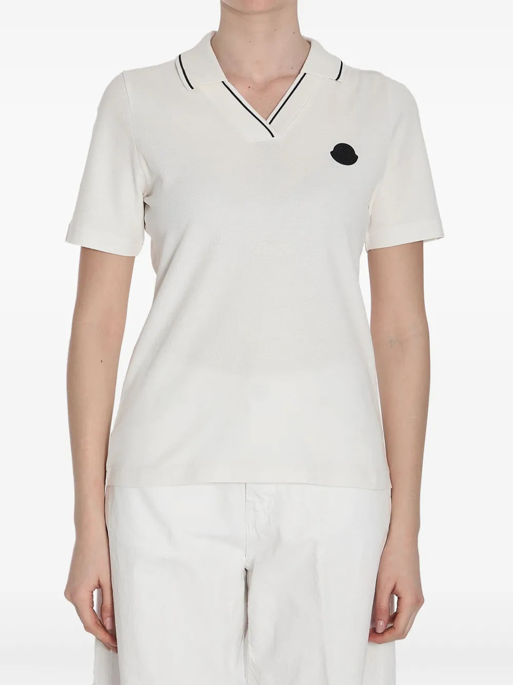 Logo-Appliqué Polo Top