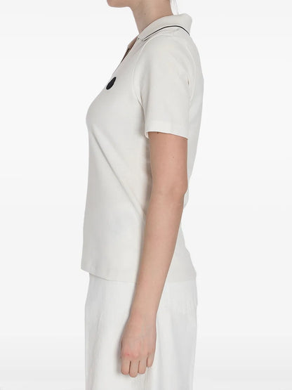 Logo-Appliqué Polo Top