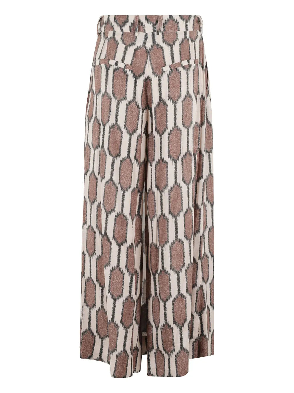 Geometric-Print Trousers