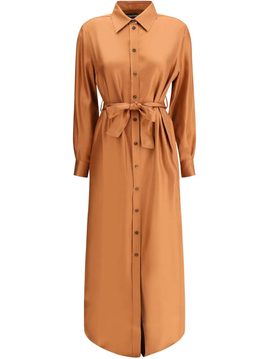 Classic Collar Shirt Dress