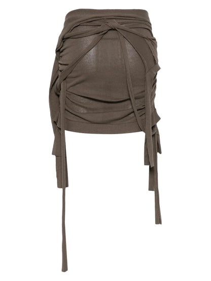 Drape Lounge Mini Skirt